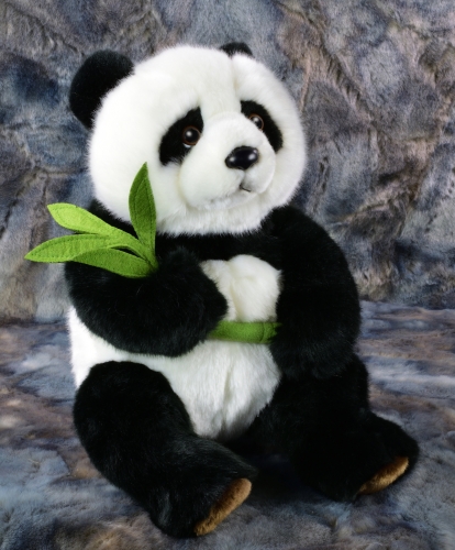 Pandabär sitzend